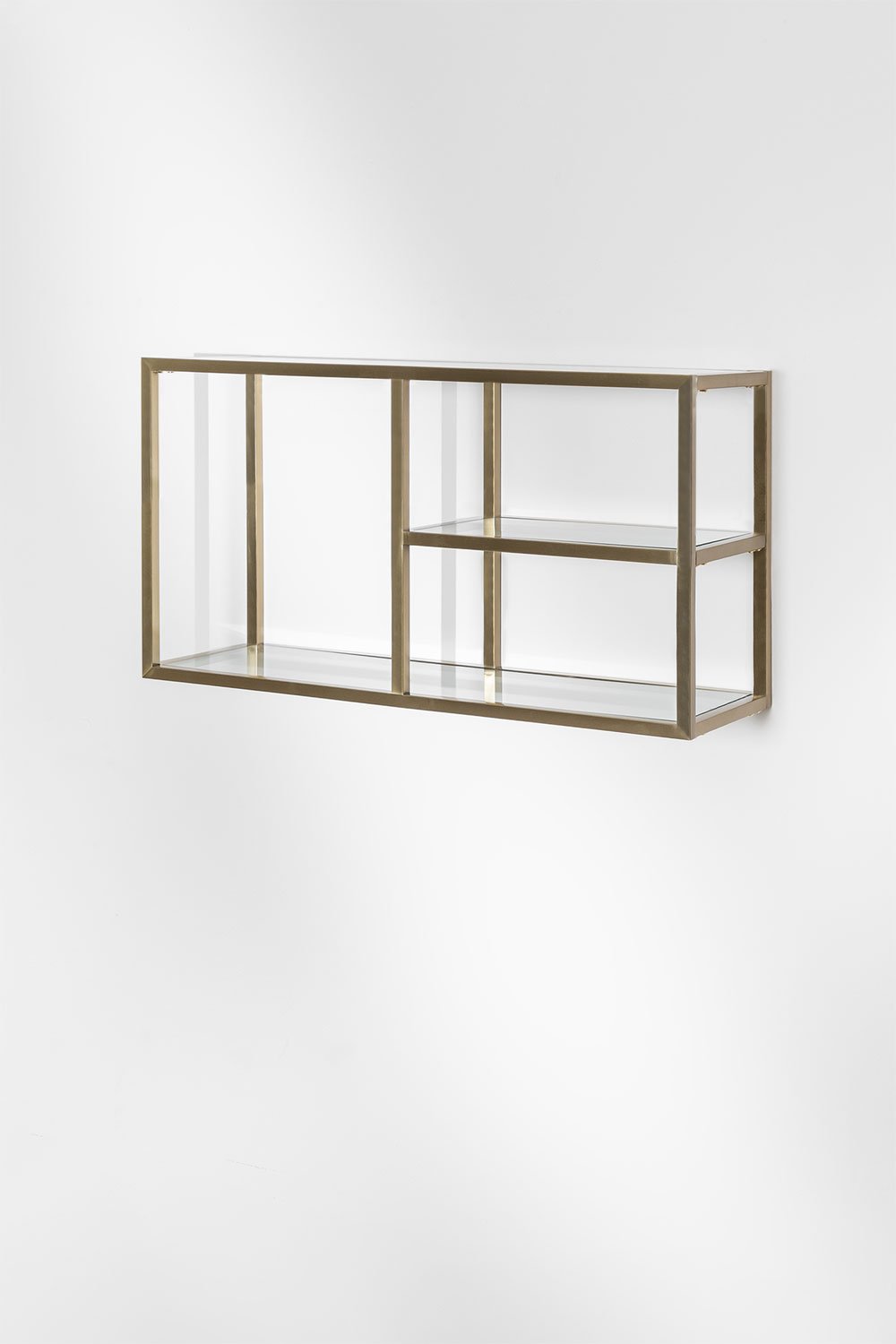 Glass & Steel Wall Shelf Amelia, gallery image 3