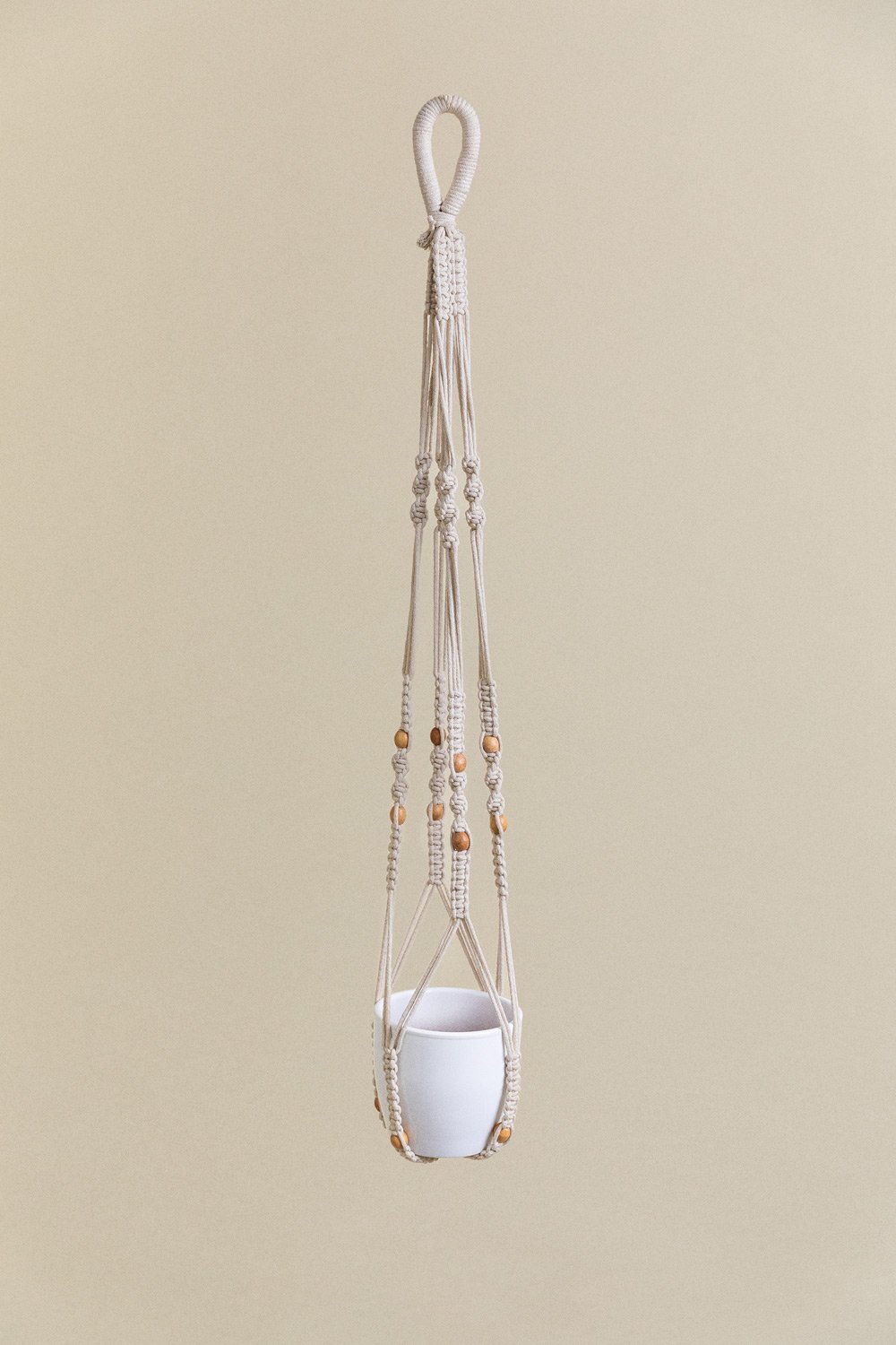 Kefren macrame hanging planter, gallery image 2