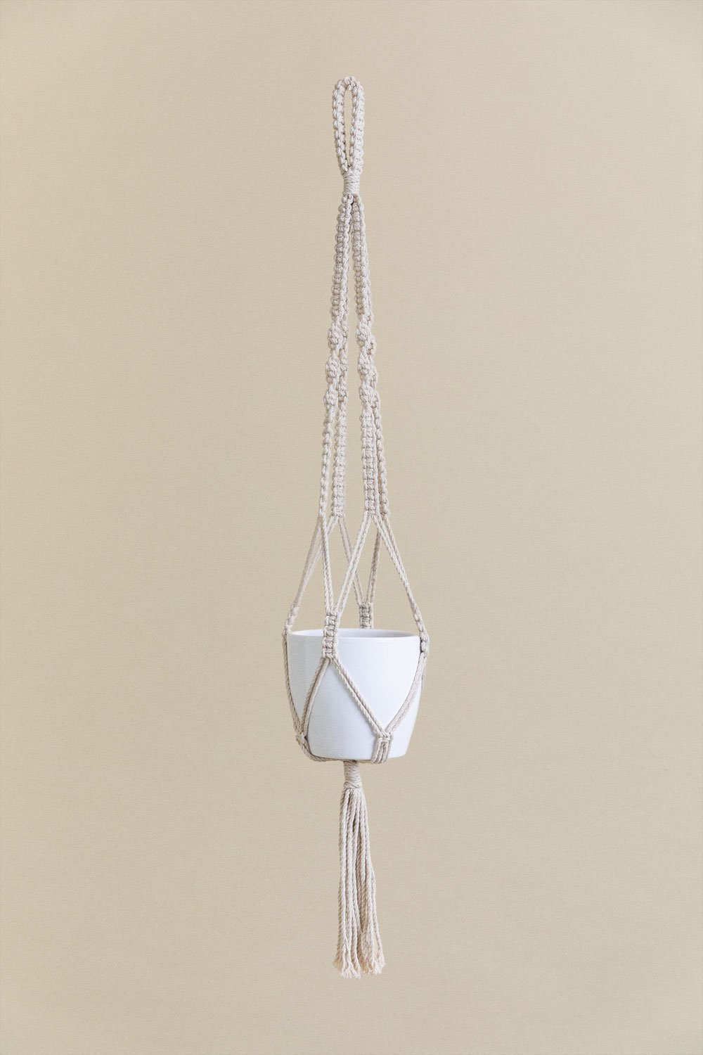 Marduc macrame hanging planter, gallery image 2