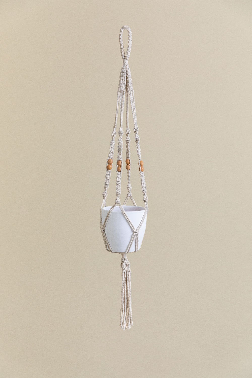 Jerjes macrame hanging planter, gallery image 2