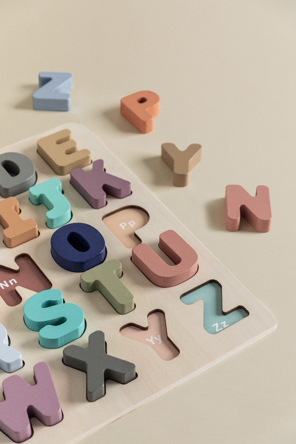 Wooden Letter' Puzzle Zetin Kids, gallery image 5