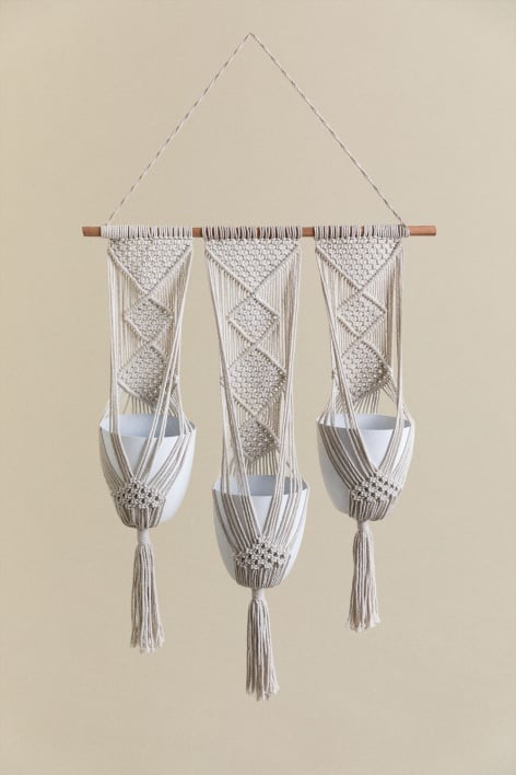 Deyoces macrame hanging planter