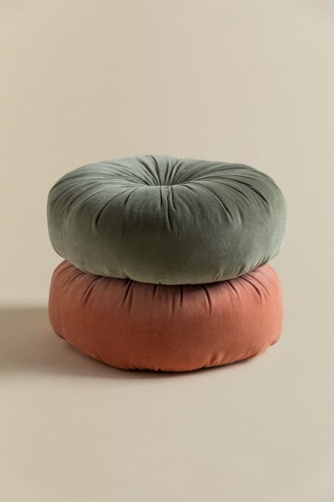 Round Velvet Cushion (Ø38 cm) Rurel