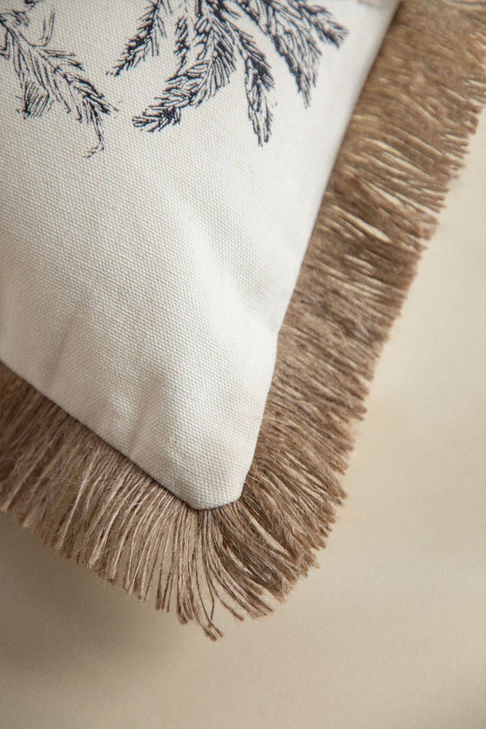 Square cushion 45x45 cm in Diwas cotton, gallery image 4