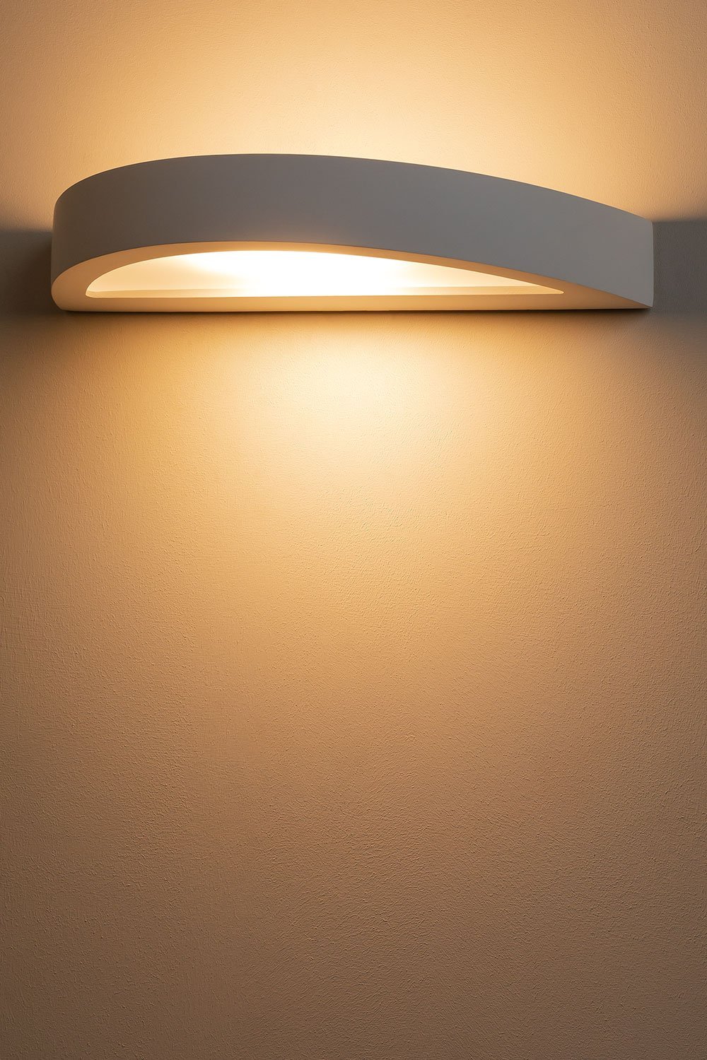 Bertina plaster LED wall light, gallery image 4