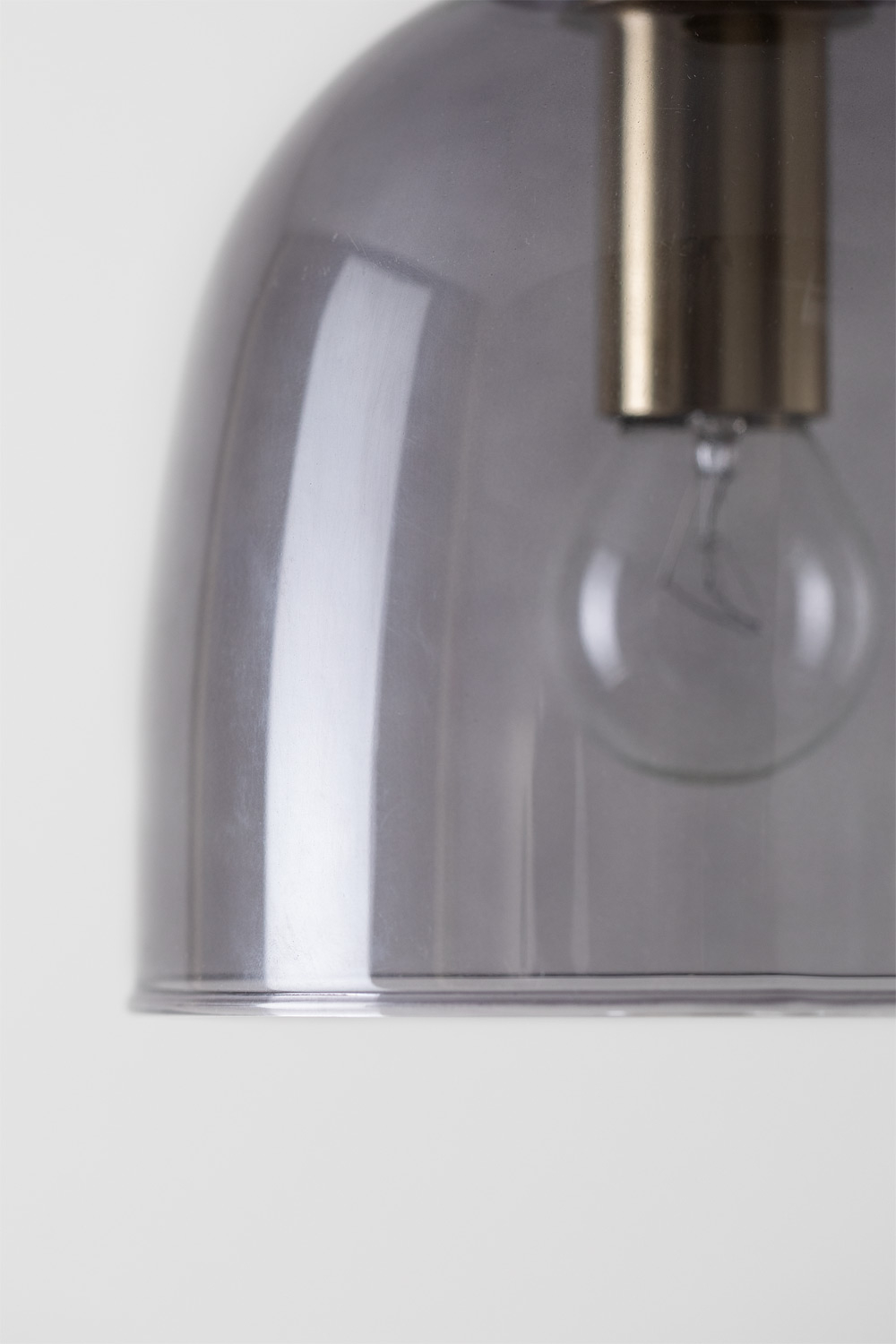 Lampa sufitowa wisząca ze szkła z 3 punktami świetlnymi Bezany Colors