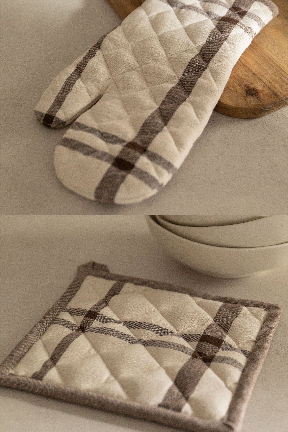 Ducase oven glove and kitchen towel set, gallery image 1
