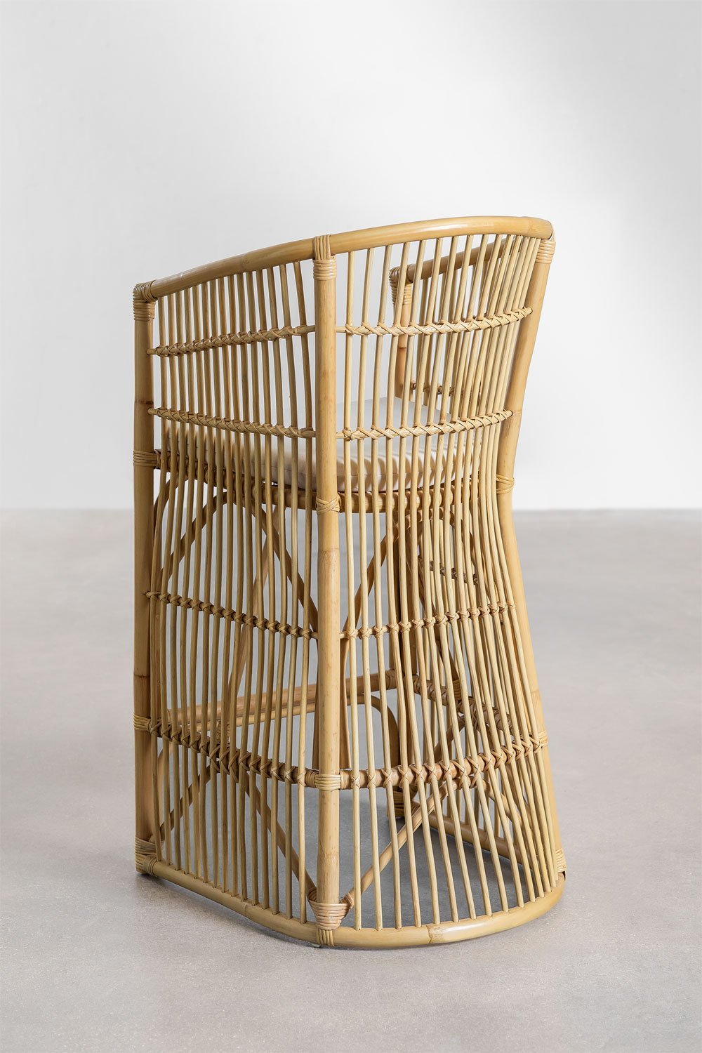 High stool ↑70 cm in Izabal rattan, gallery image 4