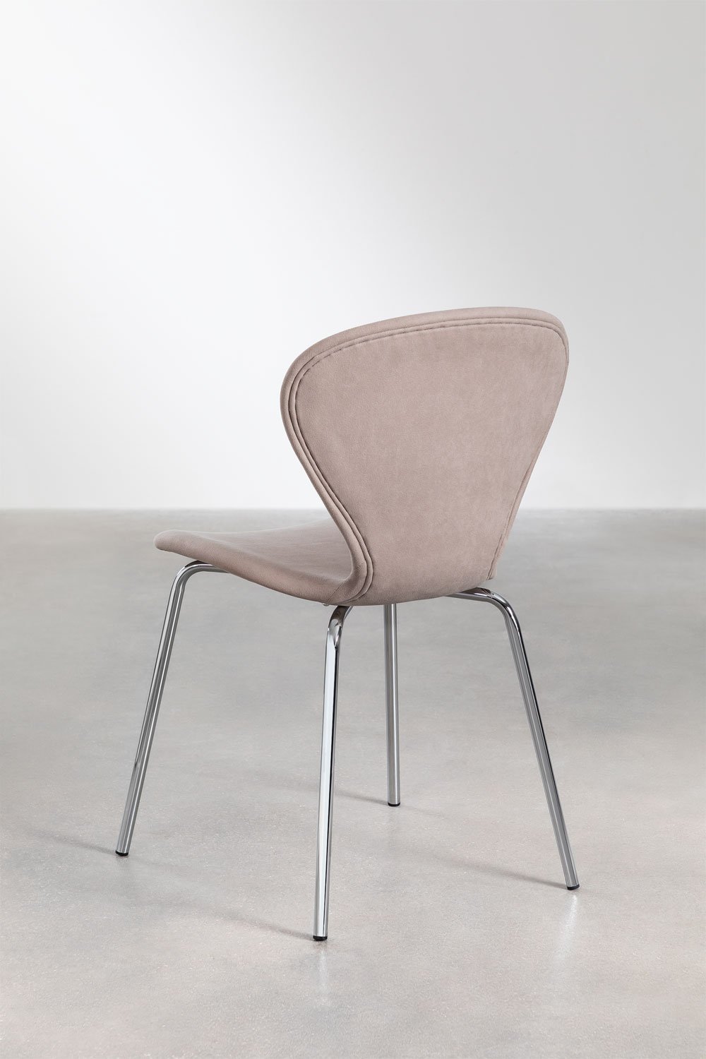 Uit upholstered stackable dining chair, gallery image 4