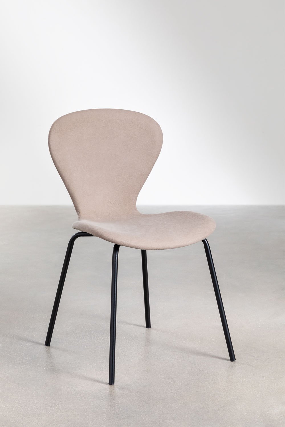 Upholstered Stackable Dining Chair Uit , gallery image 1
