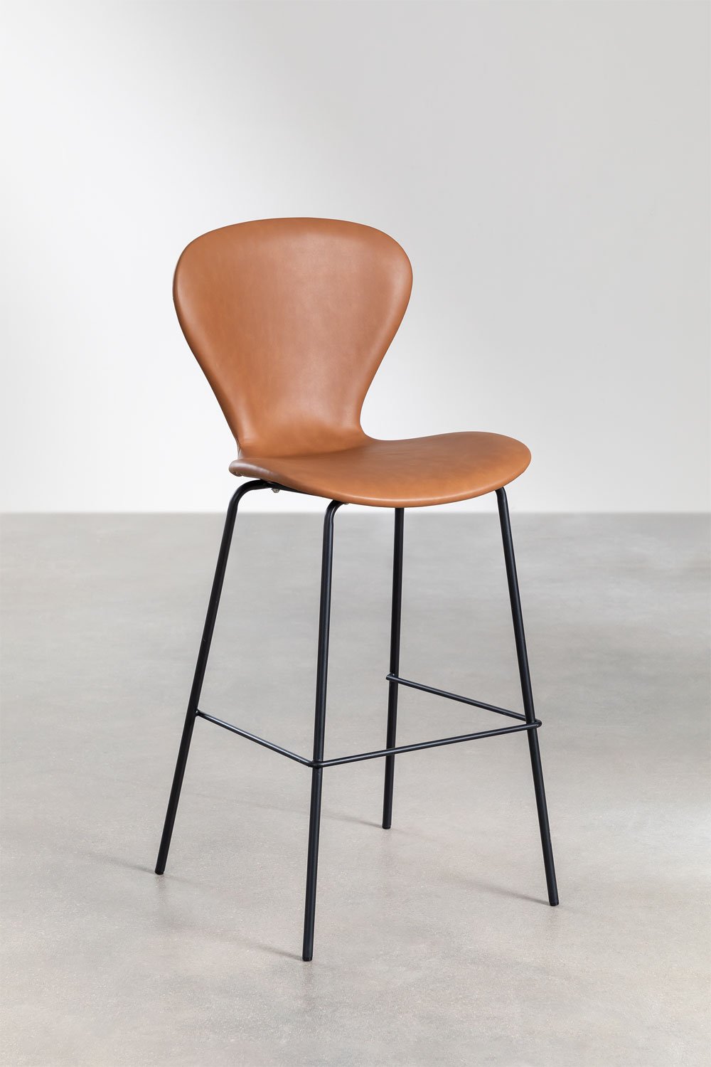 High Stool in Leatherette Uit, gallery image 1