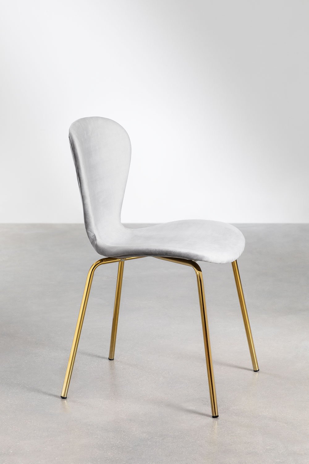 Uit velvet stackable dining Chair, gallery image 3