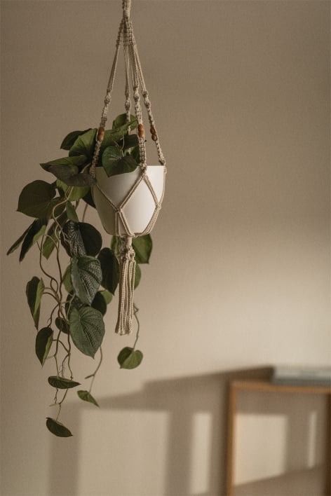 Jerjes macrame hanging planter