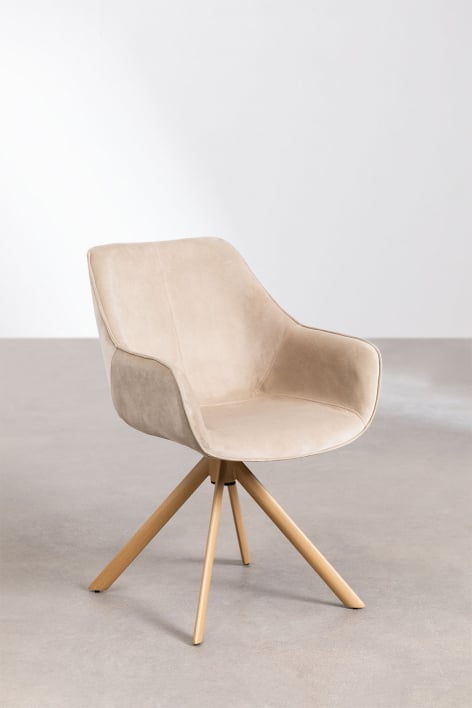 Lucy velvet dining chair