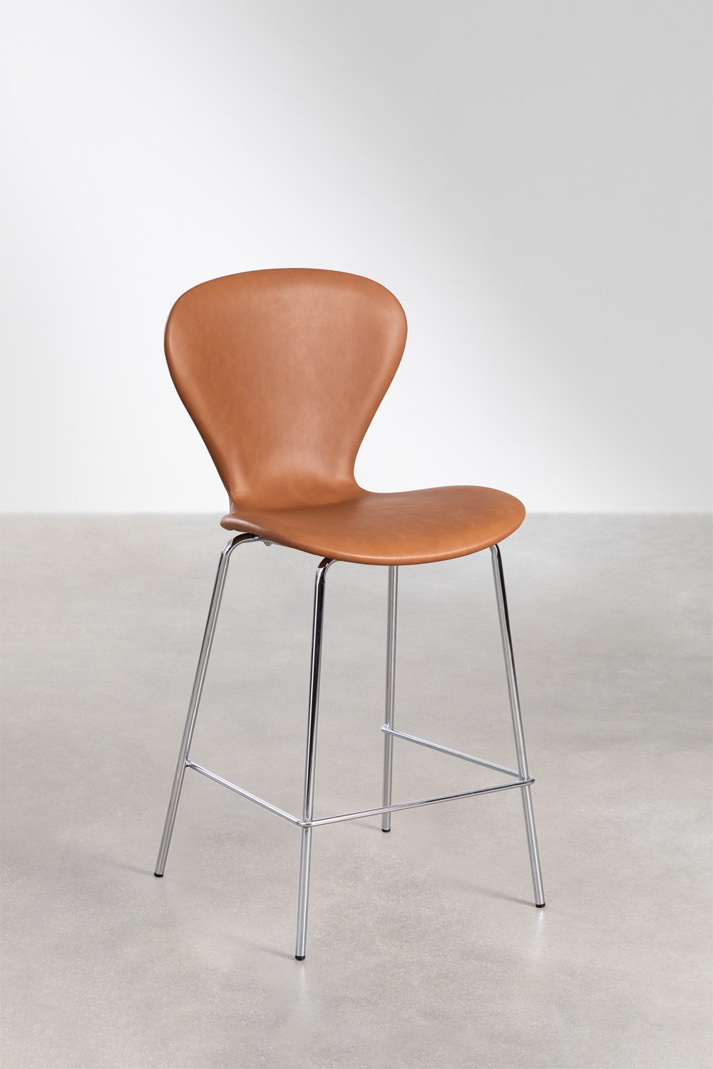 High Stool in Leatherette Uit, gallery image 1