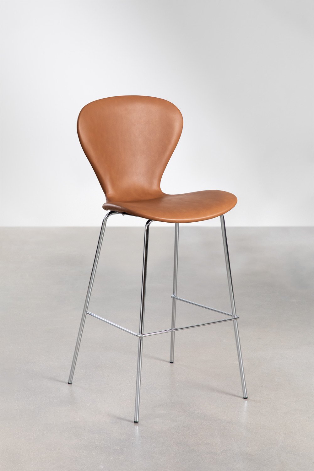 High Stool in Leatherette Uit, gallery image 1