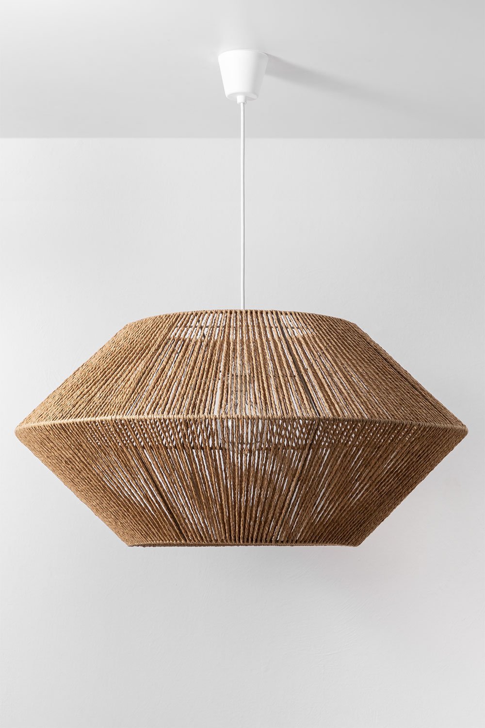 Sabar outdoor braided paper pendant lamp, gallery image 2