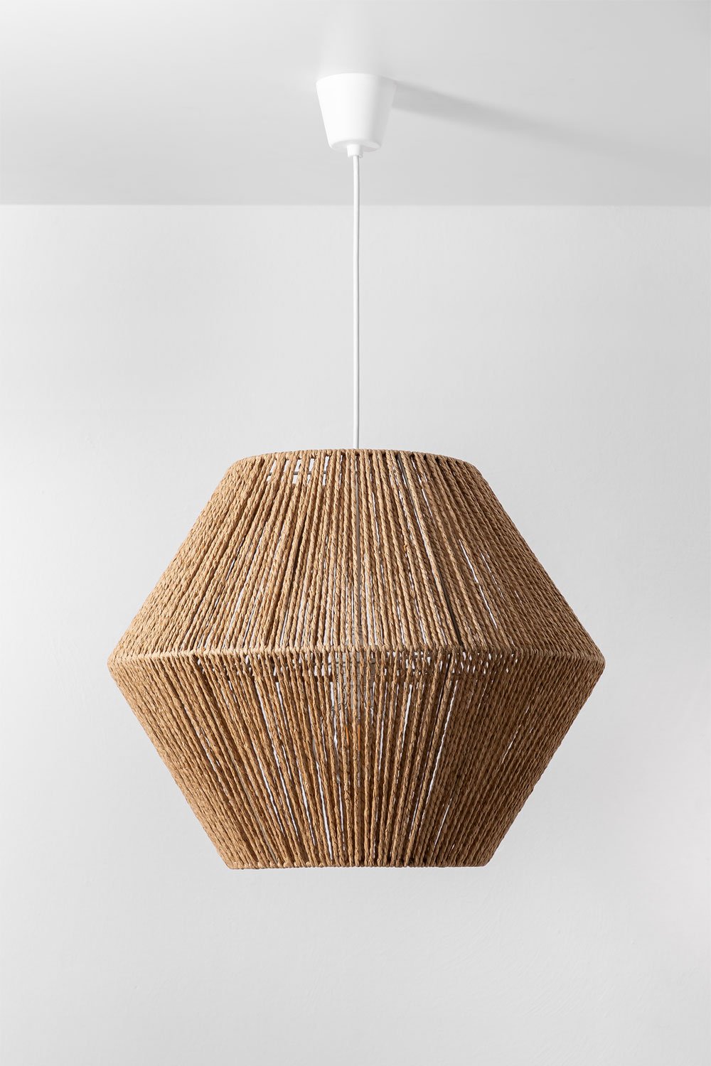 Sabar outdoor braided paper pendant lamp, gallery image 1