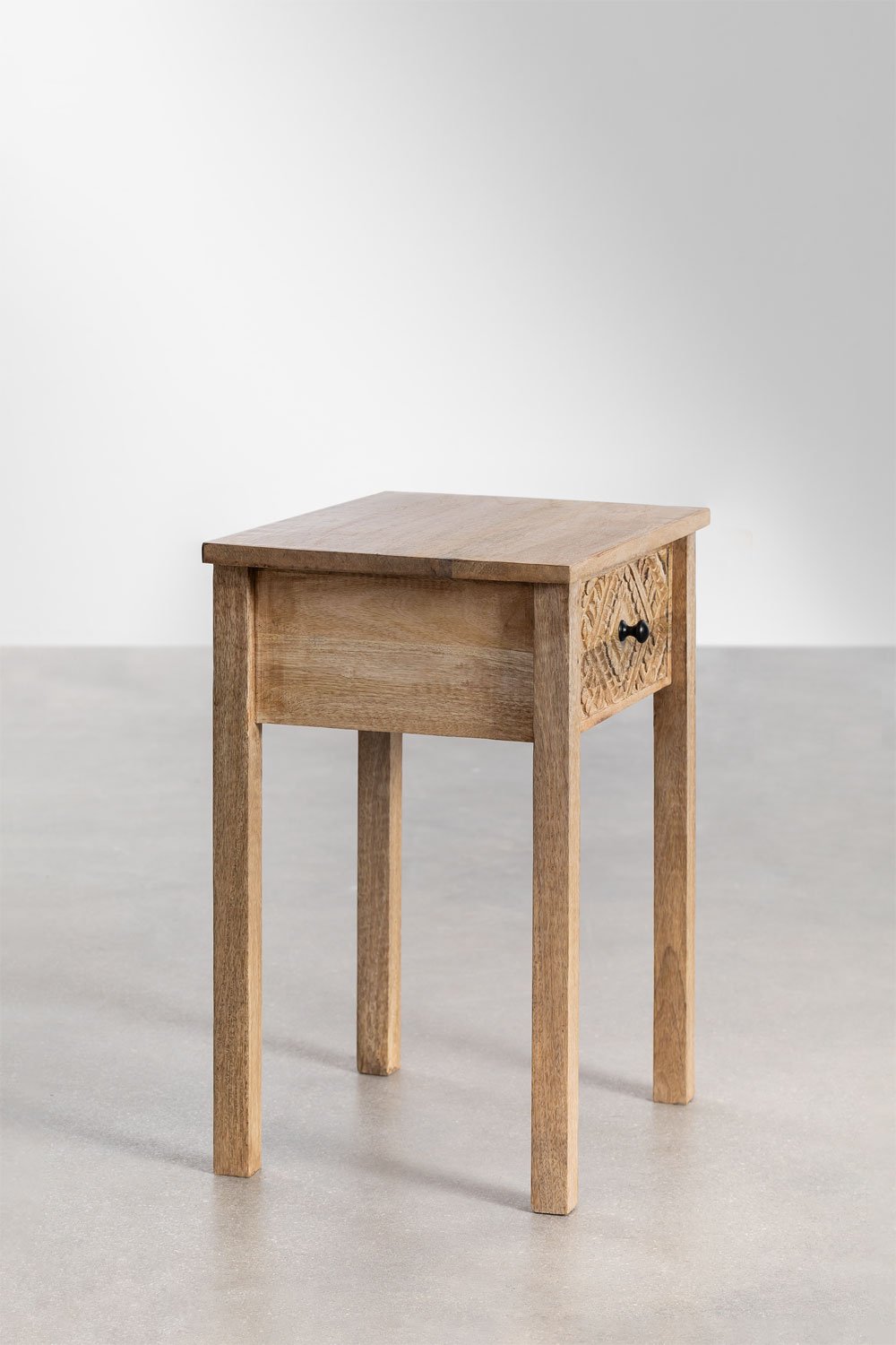 Maraja Mango Wood Nightstand, gallery image 2