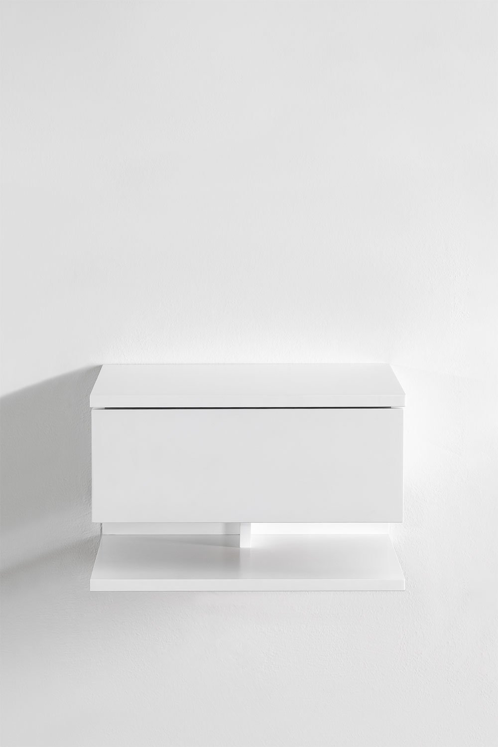 Griviza floating bedside table with drawer, gallery image 3