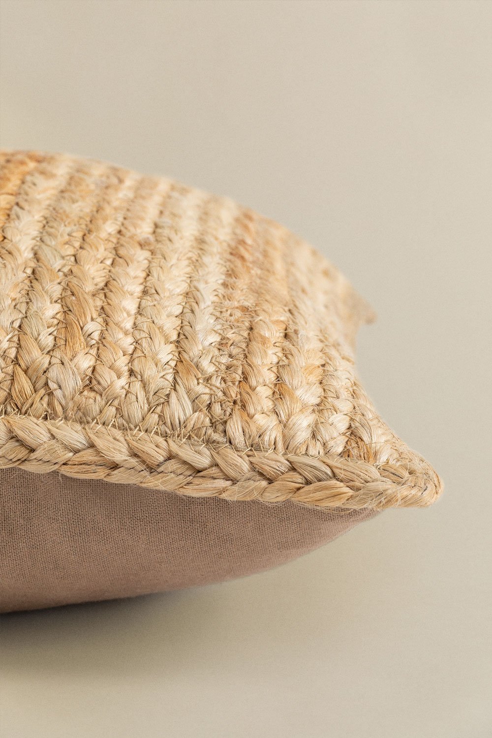 Square jute cushion (40x40 cm) Ticmon, gallery image 4