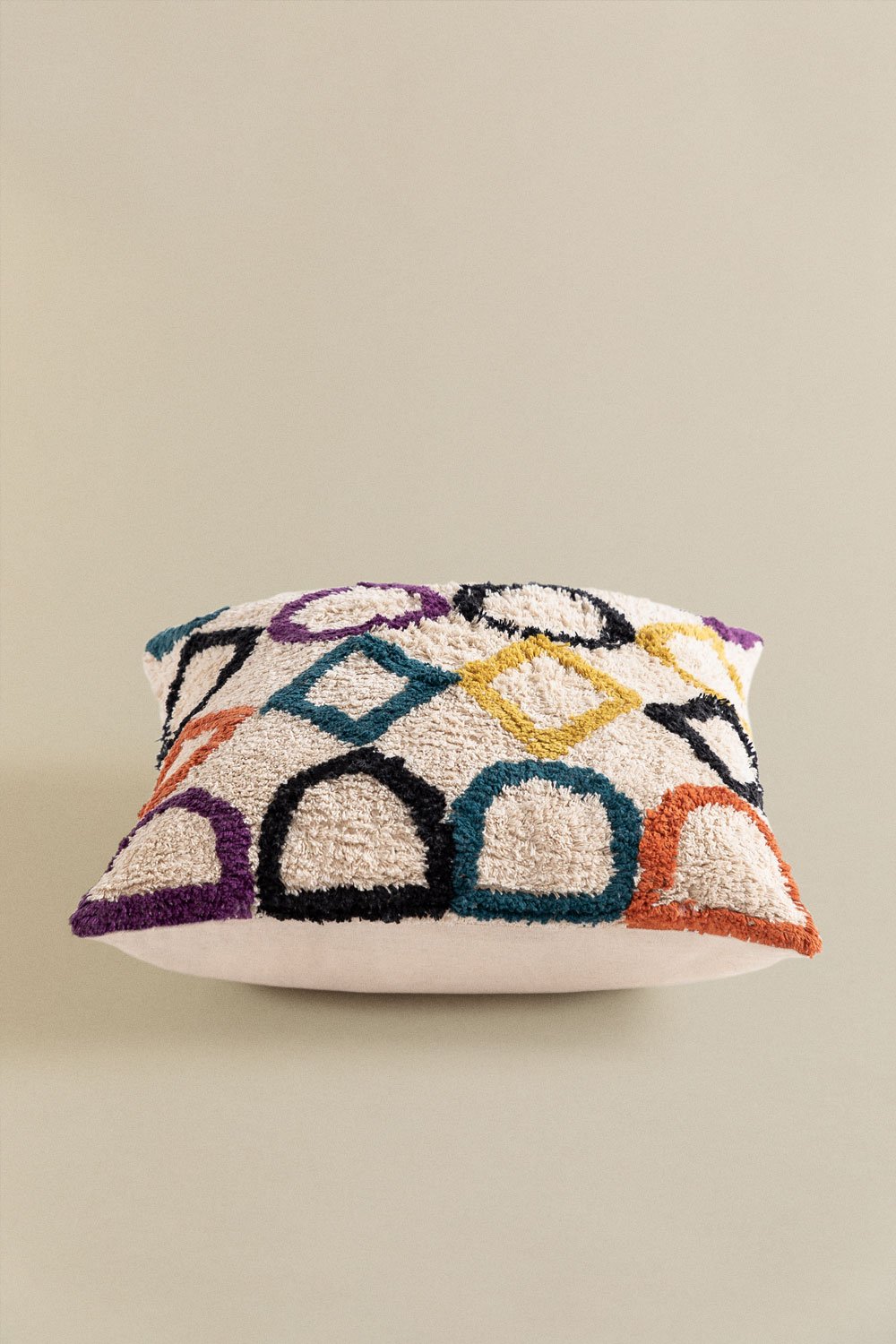 Square Cotton Cushion (43 x 43 cm) Plui, gallery image 2