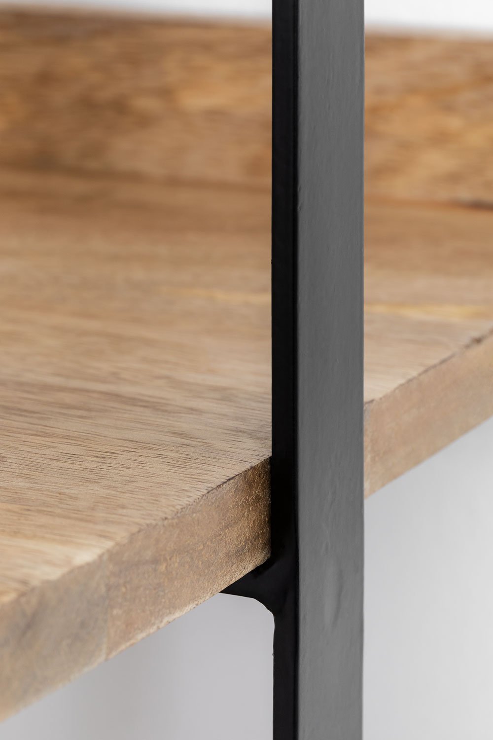 Wall shelf in mango wood and Tyrp metal  , gallery image 5
