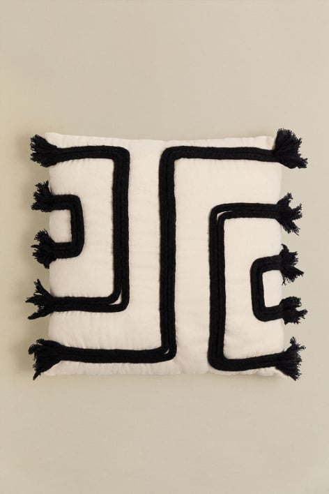 Square Cotton Cushion (45 x 45 cm) Darcy