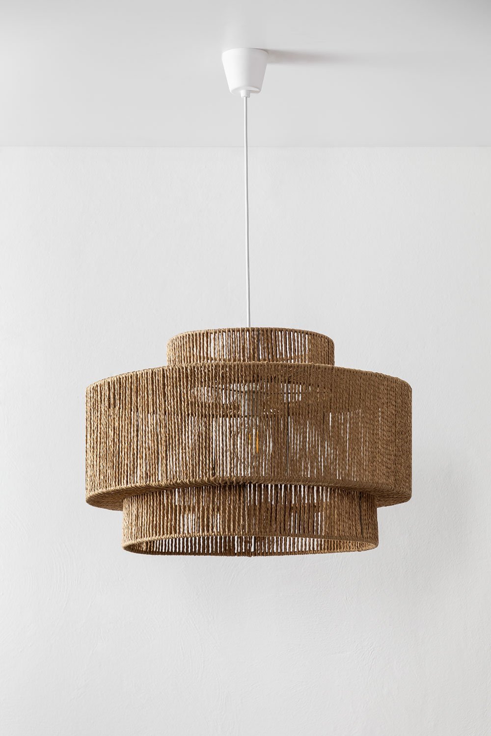 Kena outdoor woven paper ceiling lamp, gallery image 2