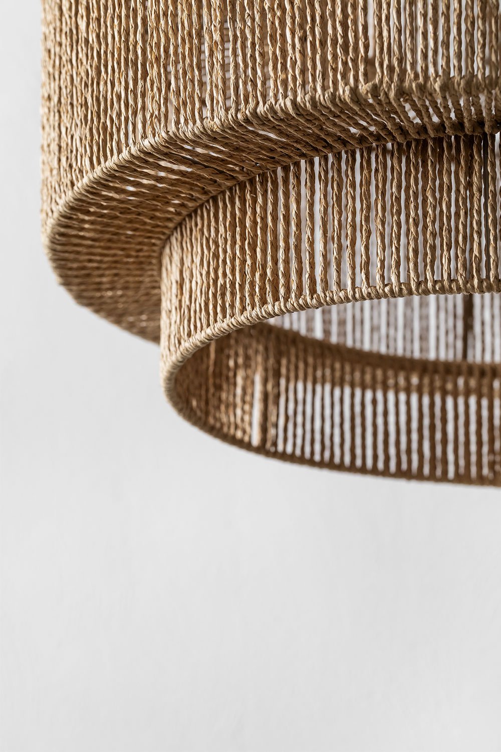 Kena woven paper hanging ceiling lamp for outdoor use, gallery image 5