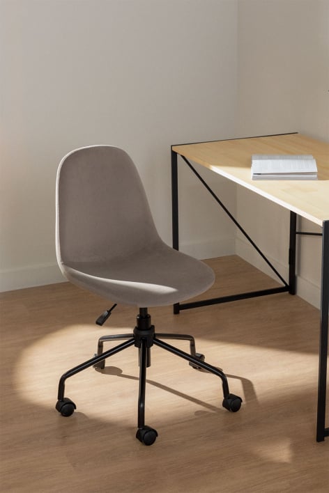 Glamm velvet desk chair - Gris Too