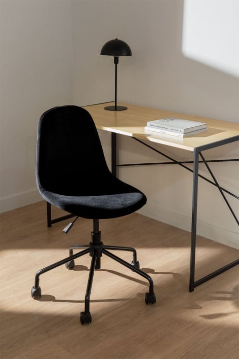 Glamm velvet office chair