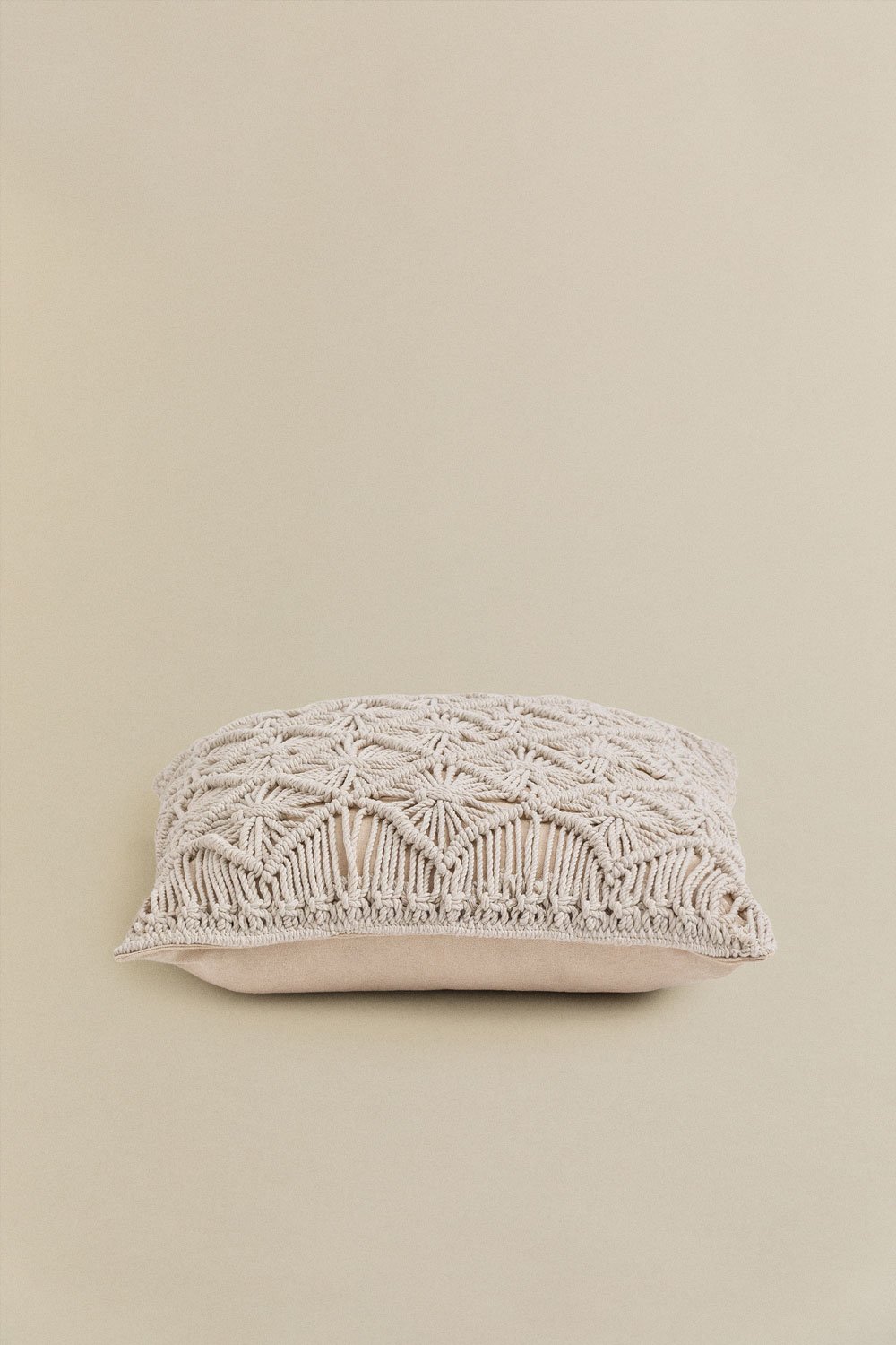 Senena macrame square cushion (45x45 cm) , gallery image 2