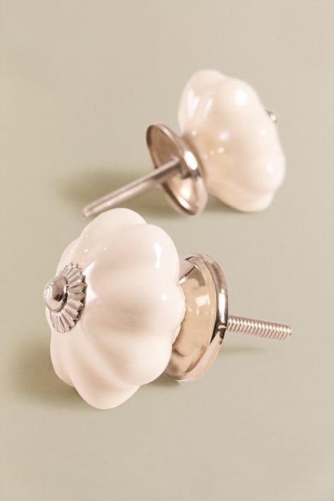 Set of 2 Ceramic Pulls Tova