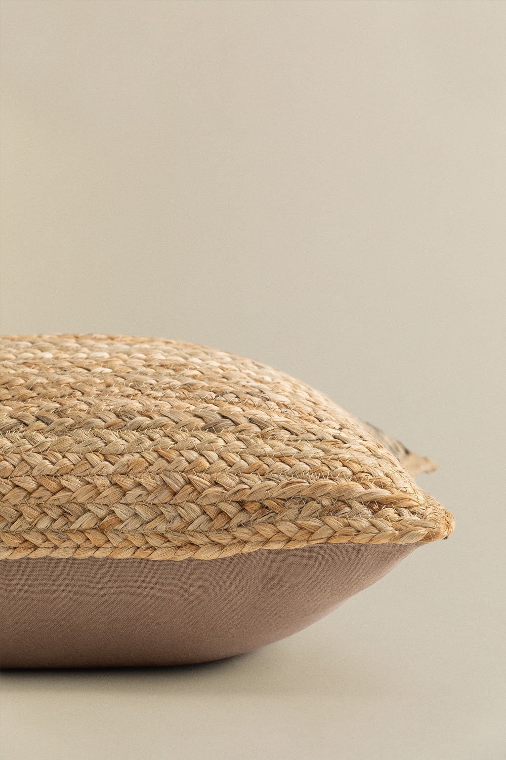 Square Jute Cushion (40x40cm) CAXIAS, gallery image 3