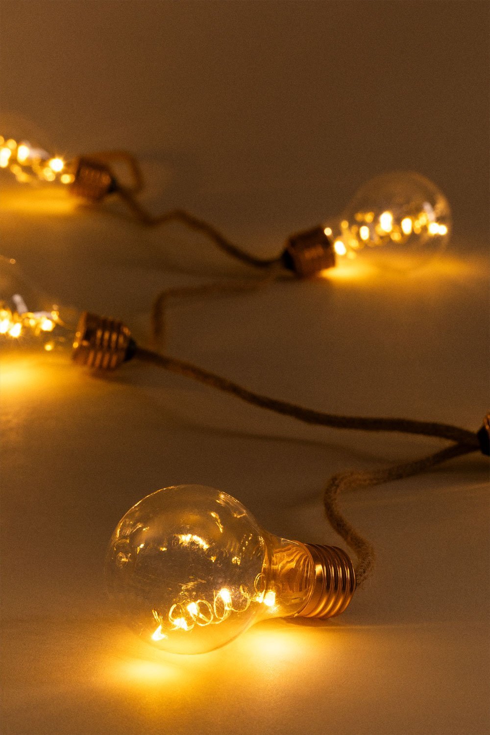 Decorative garland with LED lights 2.60 m Kogger, gallery image 4