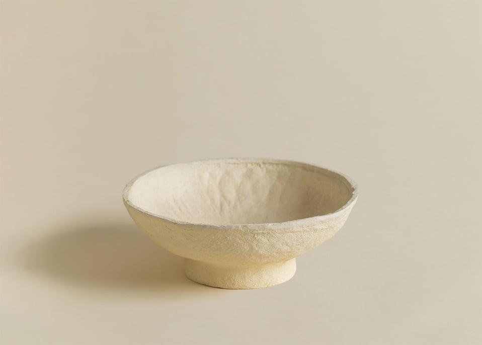 Decorative Handmade Paper Maché Bowl Muriel