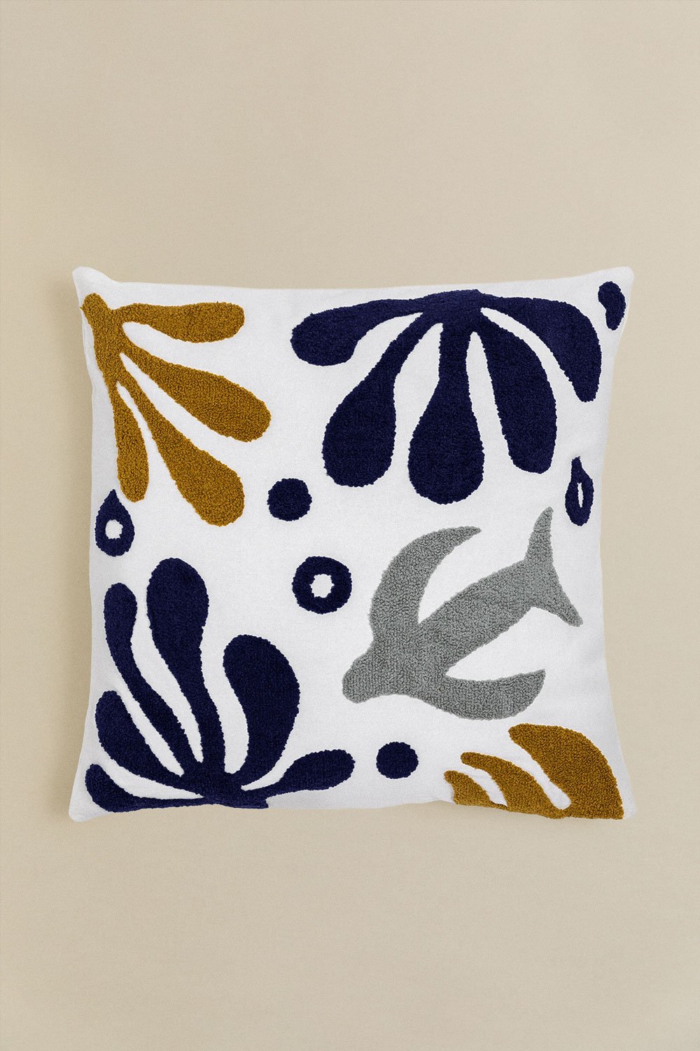 Cotton & Wool Square Cushion  (45 x 45 cm) Connie, gallery image 1