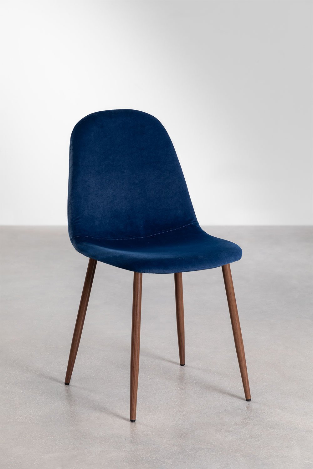 Pack 2 Glamm Velvet Dining Chairs, gallery image 1