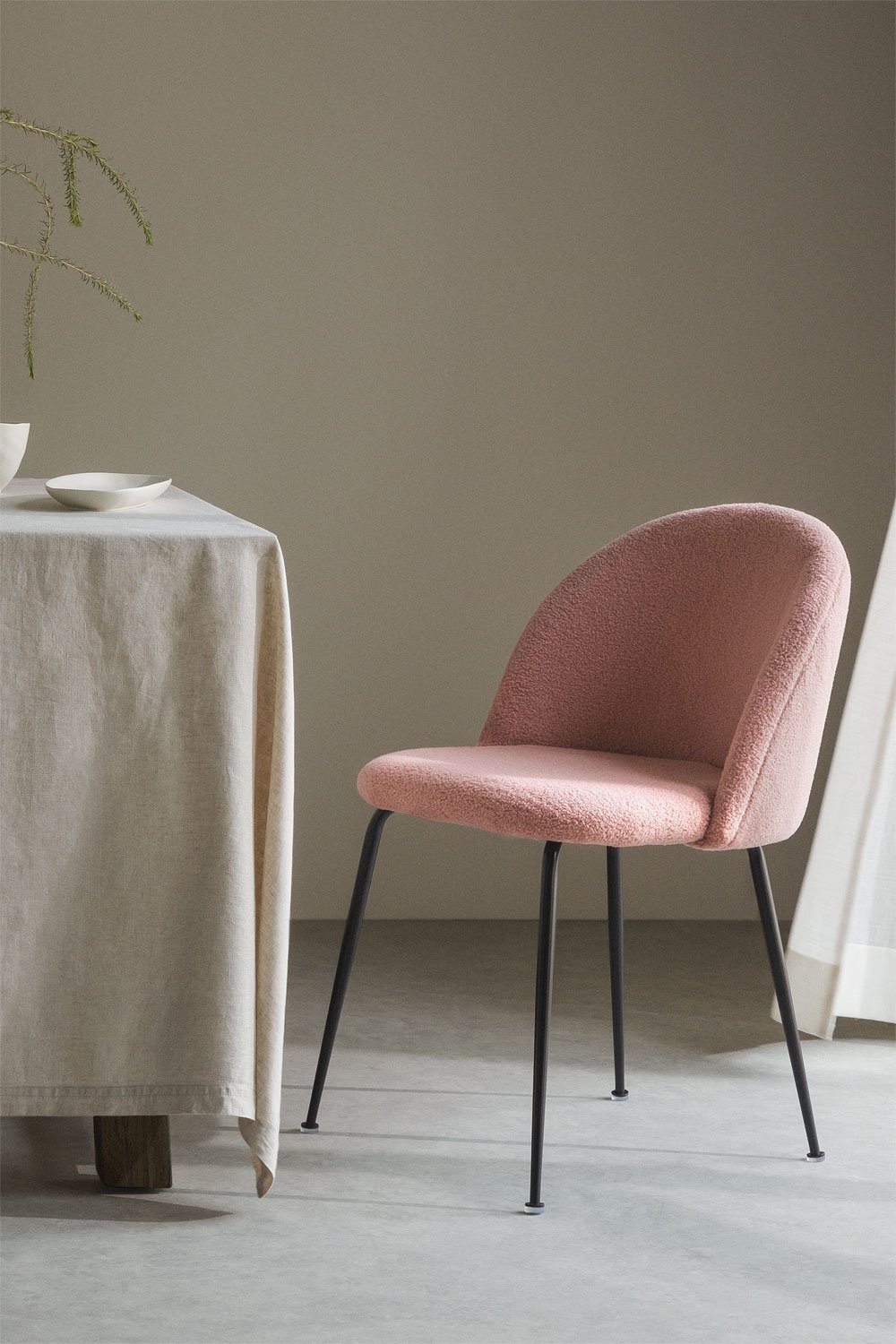 Chenille Dining Chair Kana Design, gallery image 1