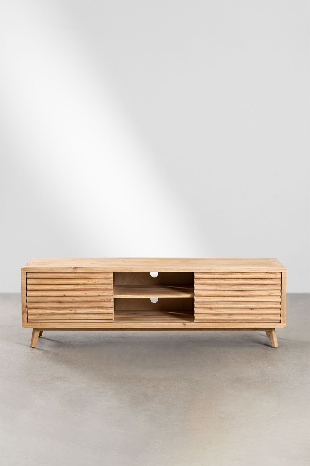Deleyna wooden TV cabinet, gallery image 5