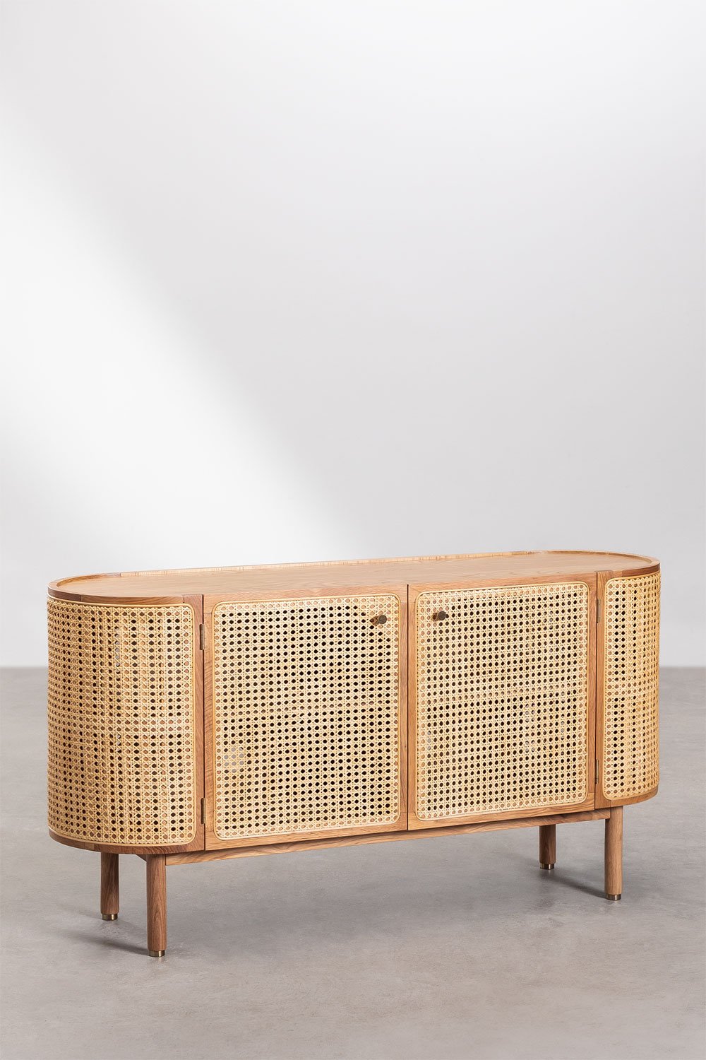 Rattan and Wood Sideboard  Edwina , gallery image 2