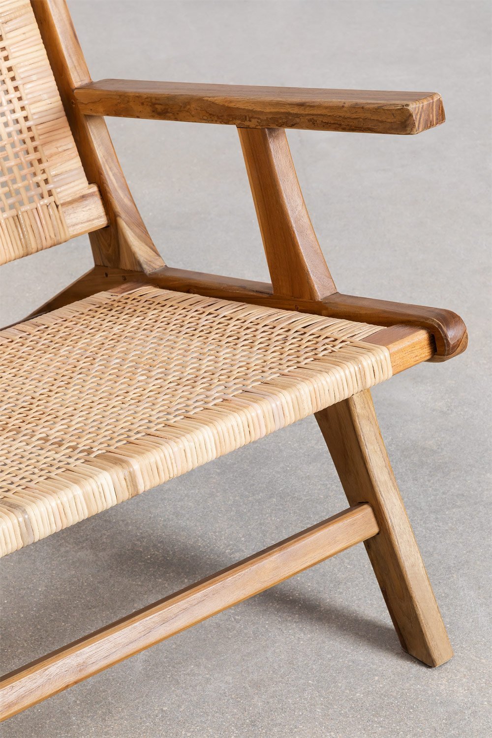 120 cm bench in Catua teak wood, gallery image 4