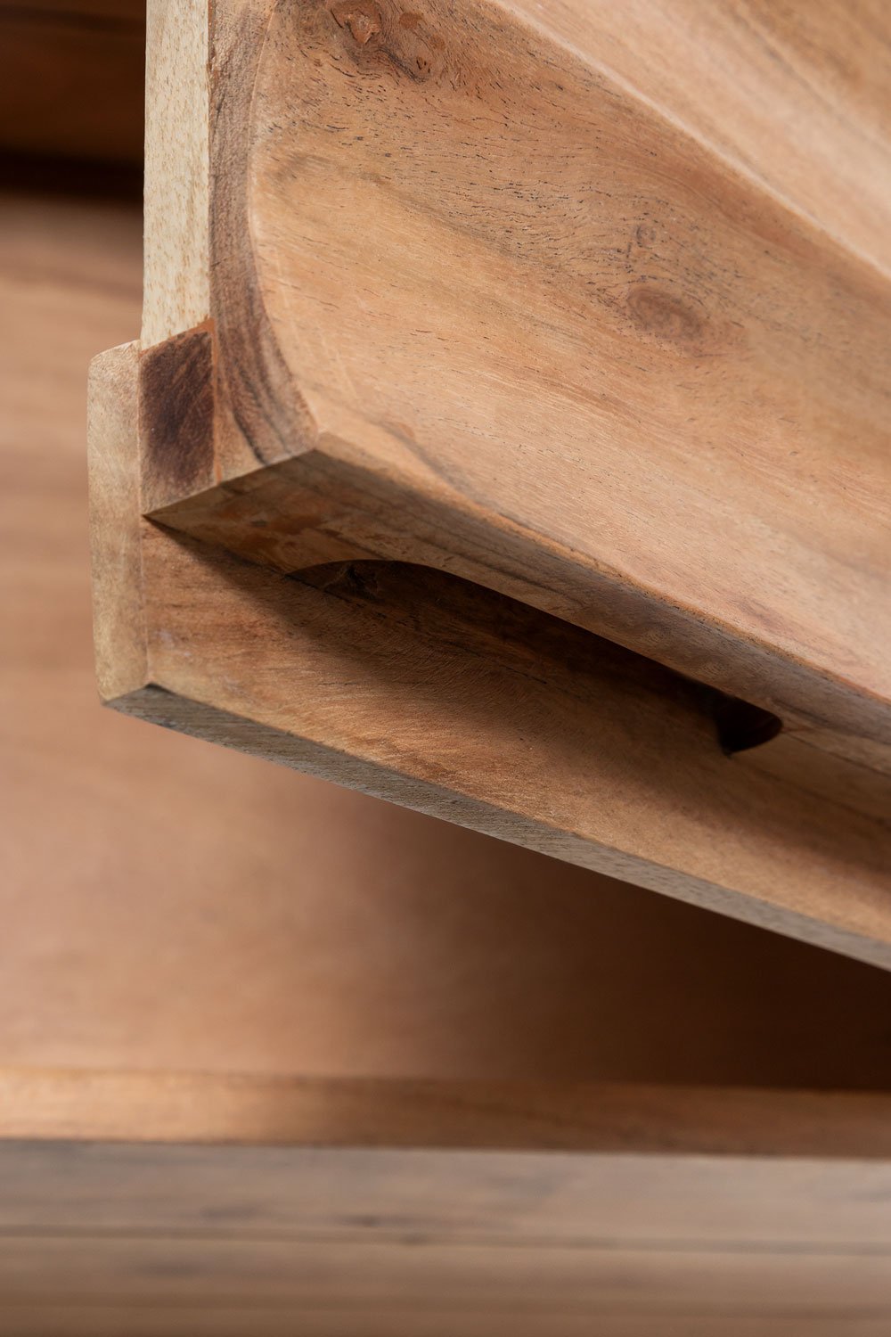 Petter Acacia Wood Wall Cabinet, gallery image 5