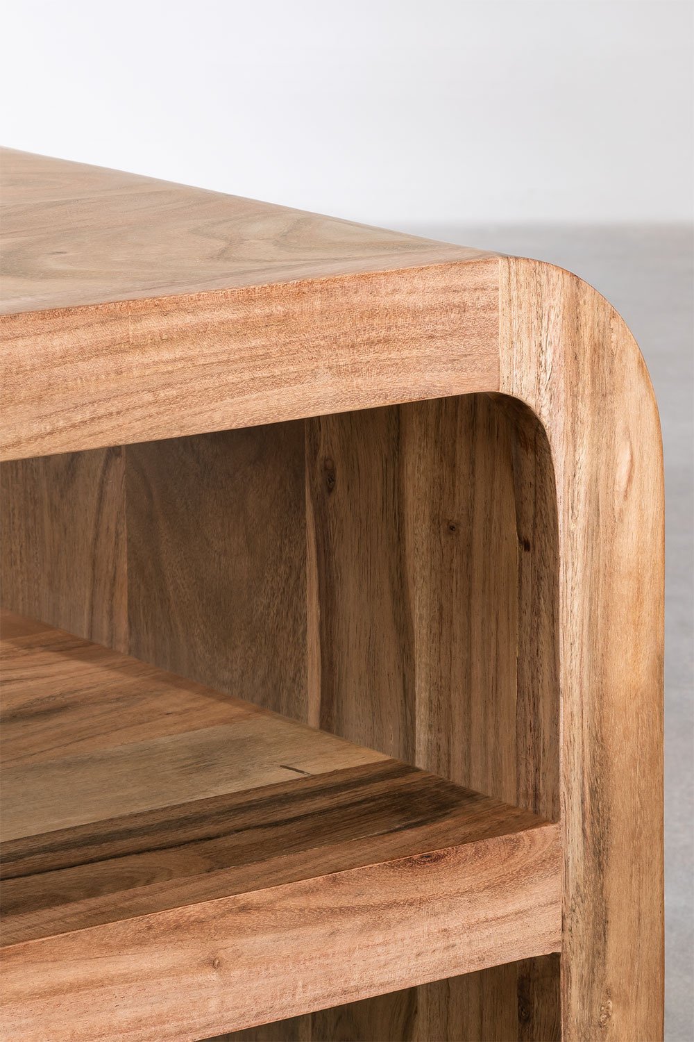 Vacry acacia wood TV cabinet 180x45 cm, gallery image 4