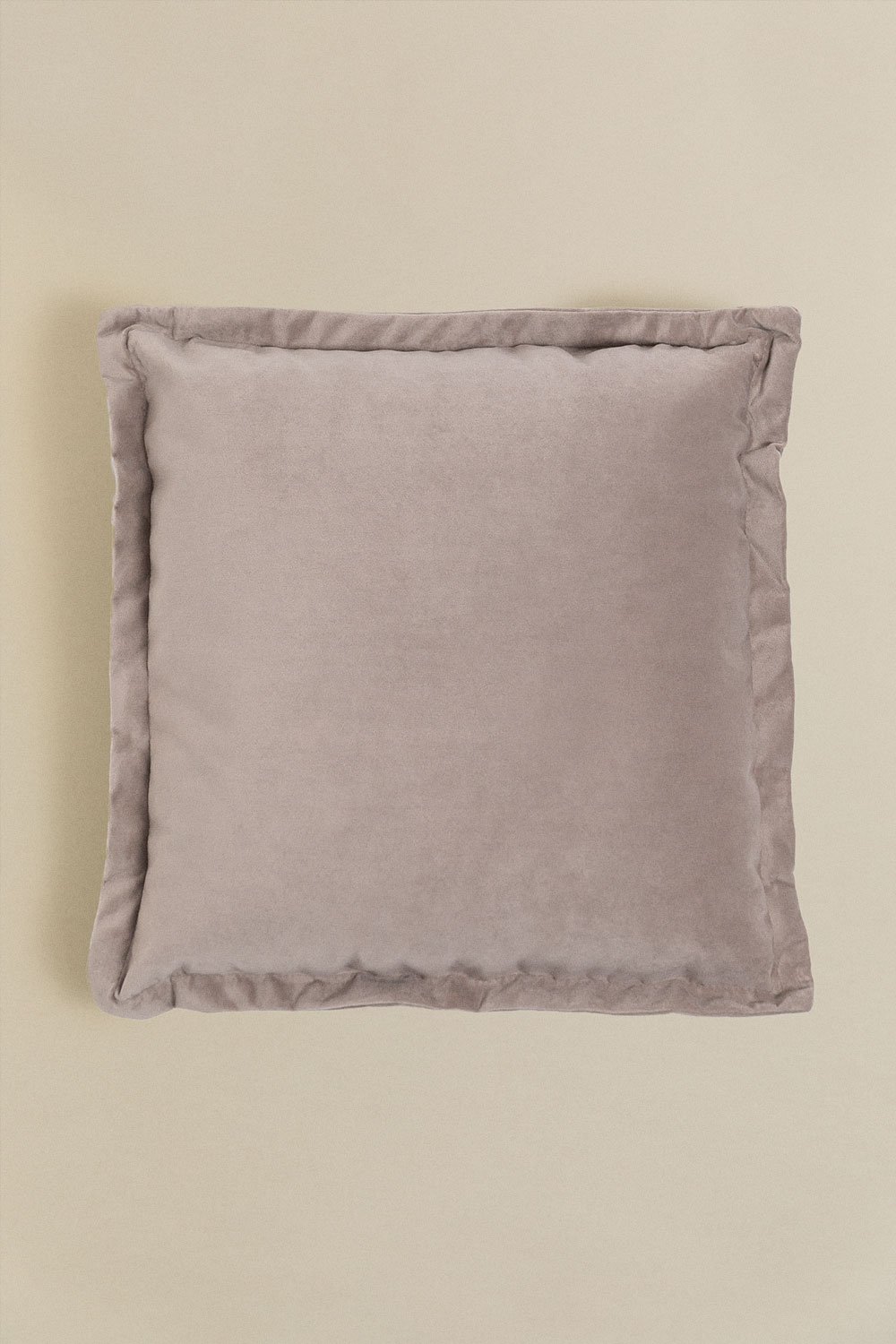 Square Velvet Cushion (53x53 cm) Kata, gallery image 1