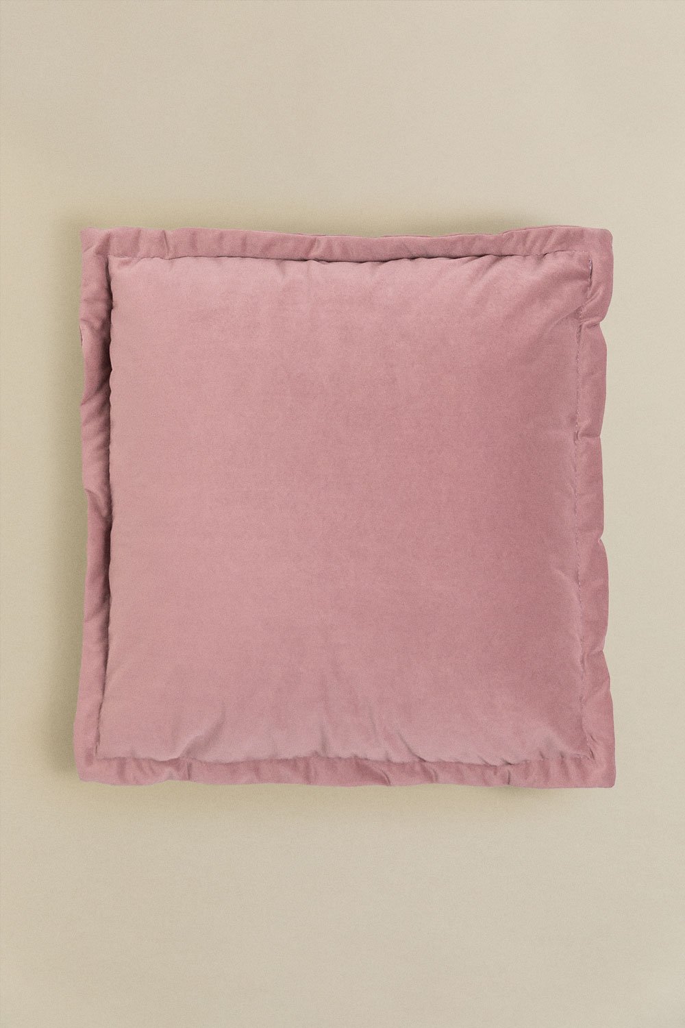 Square Velvet Cushion (53x53 cm) Kata, gallery image 1