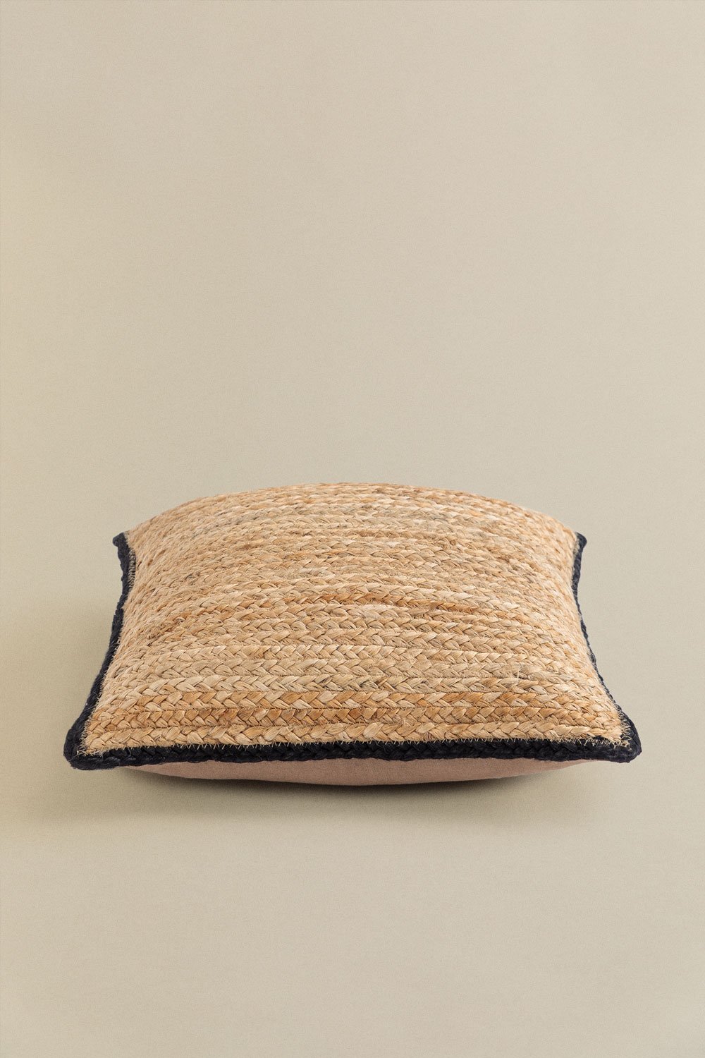 Square Jute Cushion Linjares(40x40 cm) , gallery image 2