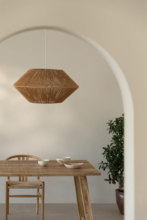 Sabar outdoor braided paper pendant lamp