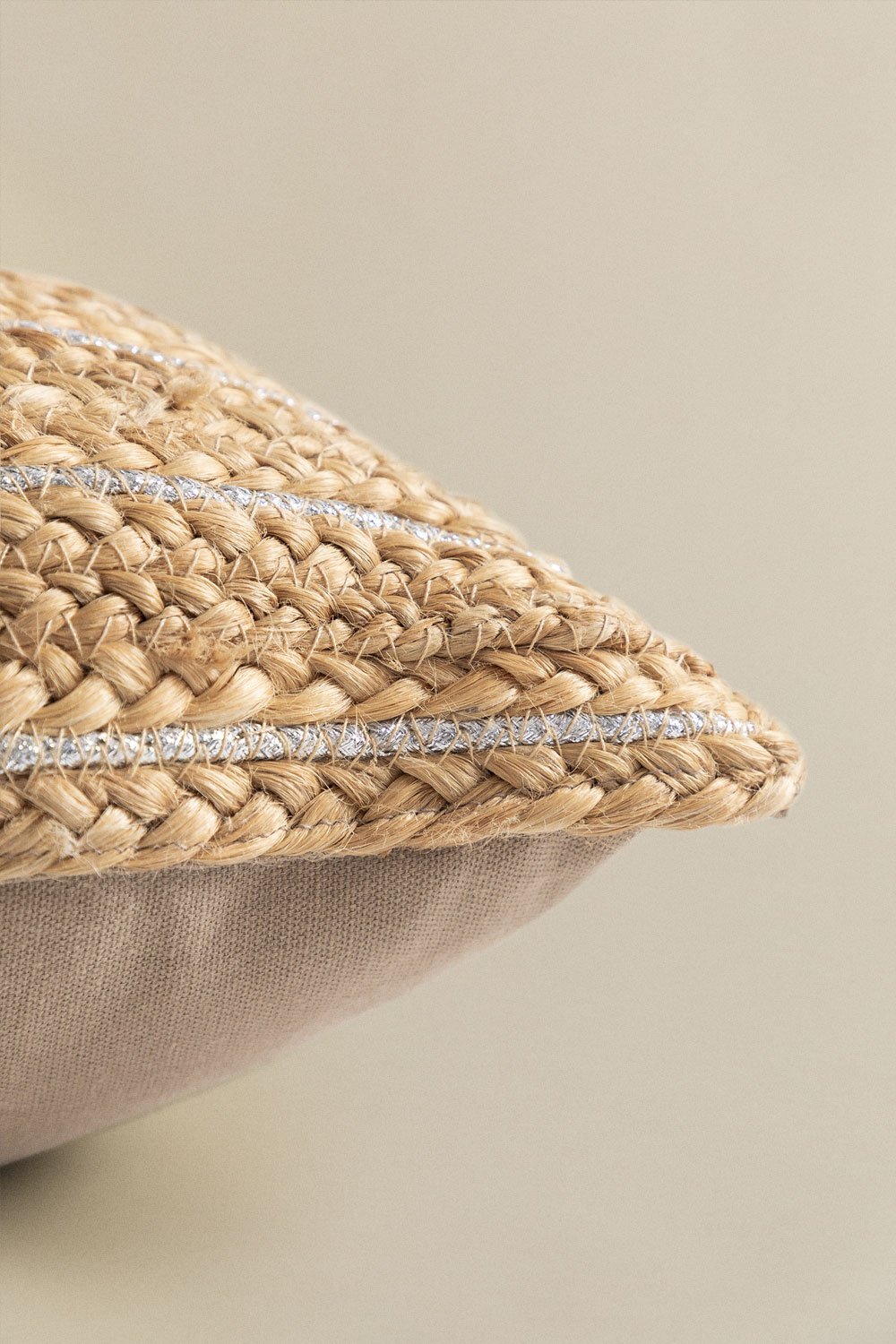 Jute cushion Justin, gallery image 3